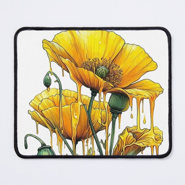 Item preview, Paintbrush Yellow Flowers designed and sold by ryanapples2.