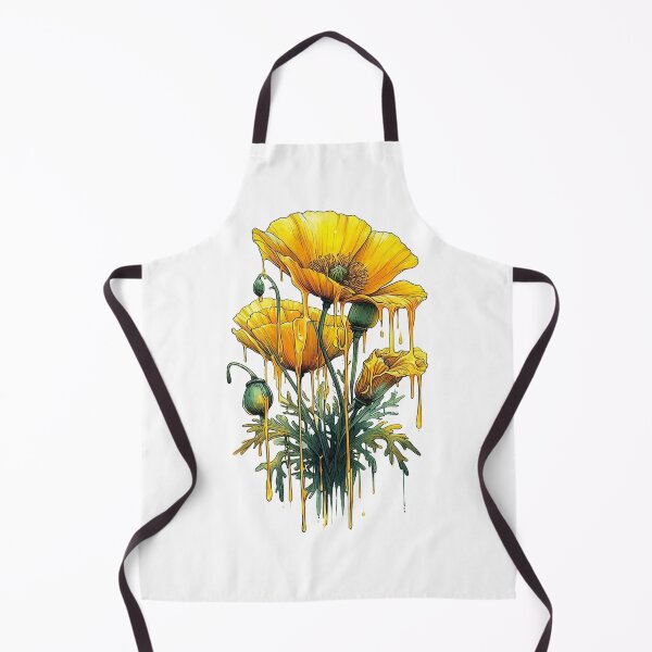 Item preview, Paintbrush Yellow Flowers designed and sold by ryanapples2.