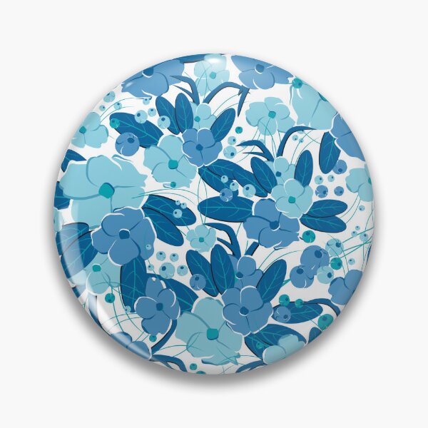 Item preview, Small bouquet, Blue and light blue on white background designed and sold by Alex  Blud.