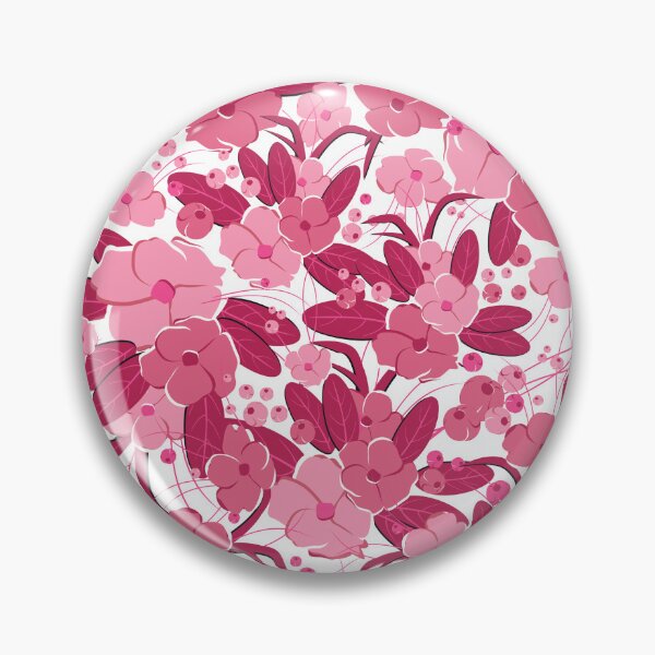 Item preview, Small bouquet, Dark pink and light pink on white background designed and sold by Alex  Blud.