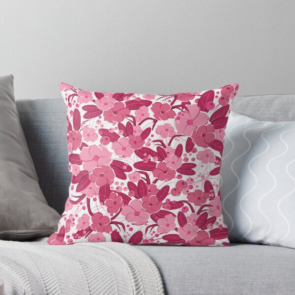 Item preview, Small bouquet, Dark pink and light pink on white background designed and sold by Alex  Blud.