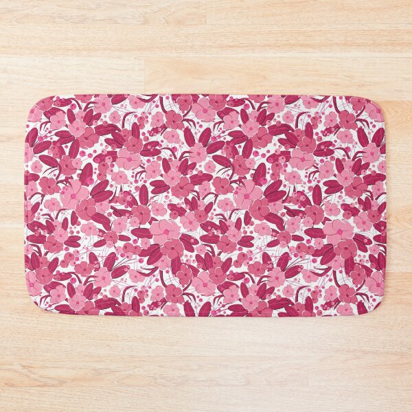 Item preview, Small bouquet, Dark pink and light pink on white background designed and sold by Alex  Blud.