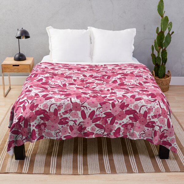 Item preview, Small bouquet, Dark pink and light pink on white background designed and sold by Alex  Blud.
