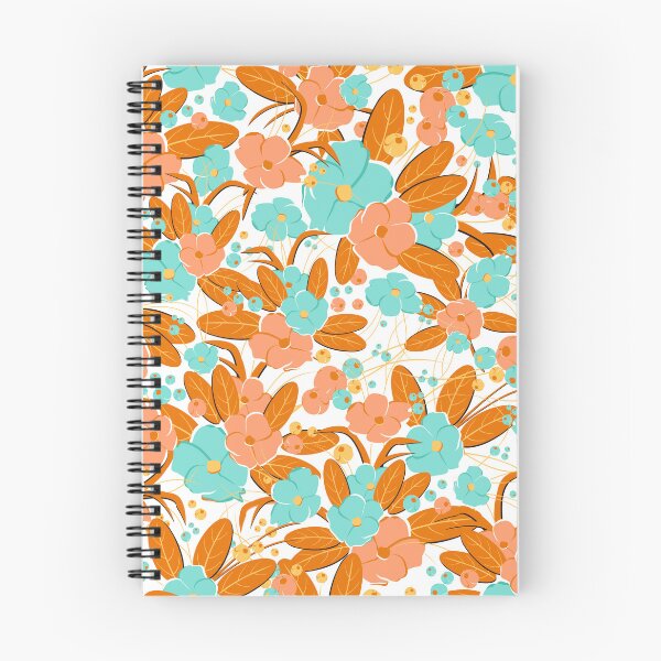 Item preview, Small bouquet, Orange and turquoise on white background designed and sold by Alex  Blud.