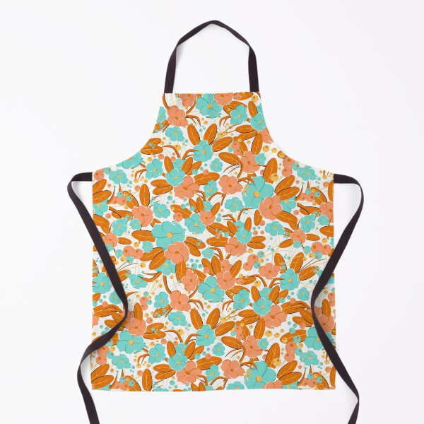Item preview, Small bouquet, Orange and turquoise on white background designed and sold by Alex  Blud.