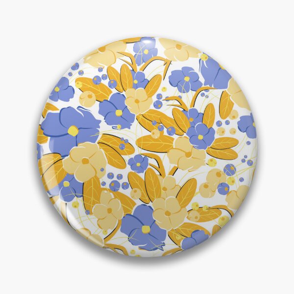 Item preview, Small bouquet, Yellow and blue on white background designed and sold by Alex  Blud.