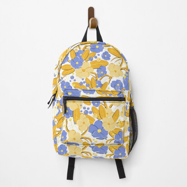 Item preview, Small bouquet, Yellow and blue on white background designed and sold by Alex  Blud.