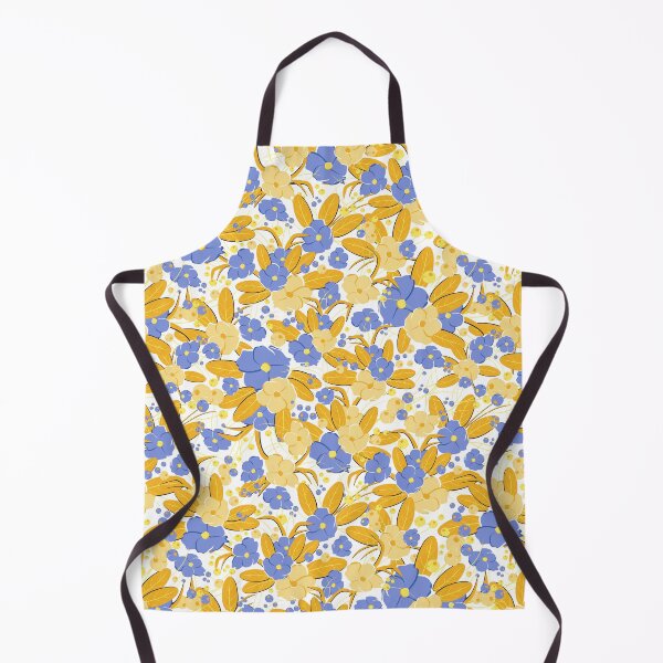 Item preview, Small bouquet, Yellow and blue on white background designed and sold by Alex  Blud.