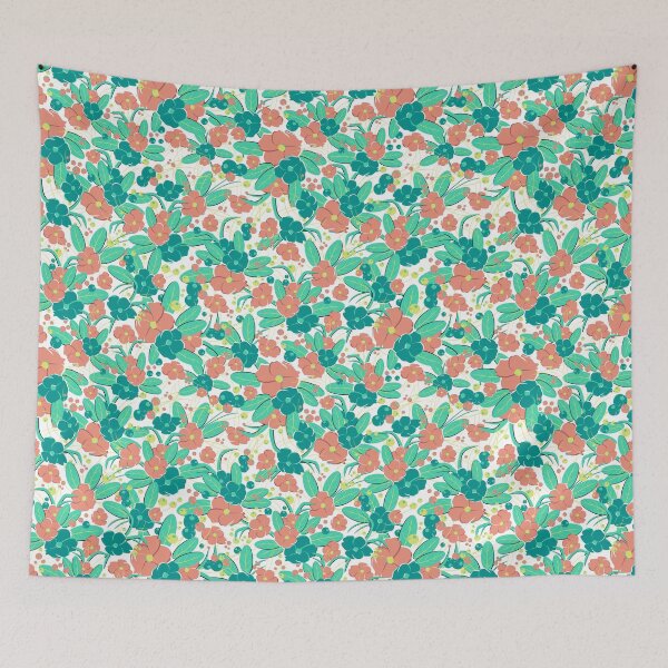 Item preview, Small bouquet, Green and orange on white background designed and sold by Alex  Blud.