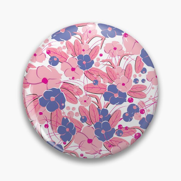 Item preview, Small bouquet, Blue and pink on white background designed and sold by Alex  Blud.
