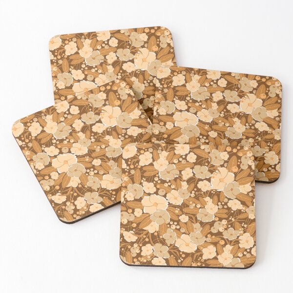Item preview, Small bouquet, Brown and beige on brown background designed and sold by Alex  Blud.