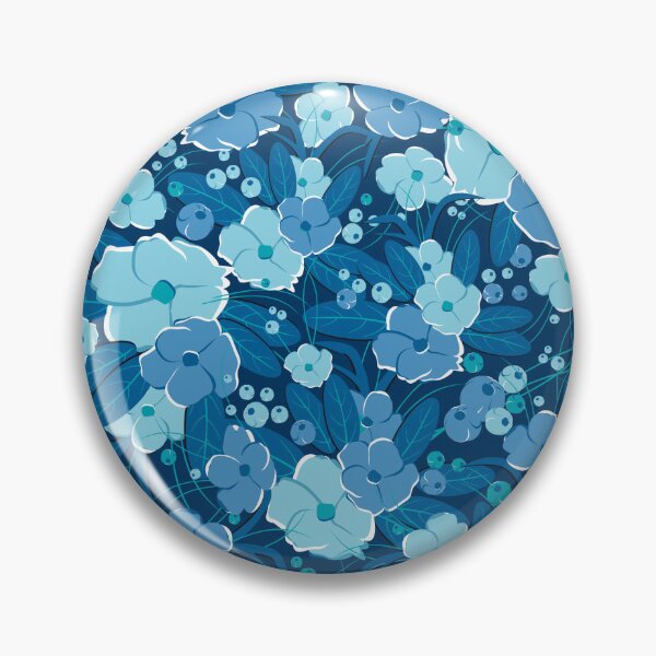 Item preview, Small bouquet, Blue and light blue on blue background designed and sold by Alex  Blud.