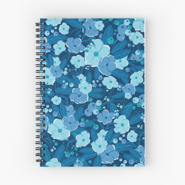 Item preview, Small bouquet, Blue and light blue on blue background designed and sold by Alex  Blud.