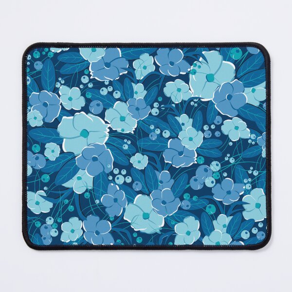 Item preview, Small bouquet, Blue and light blue on blue background designed and sold by Alex  Blud.