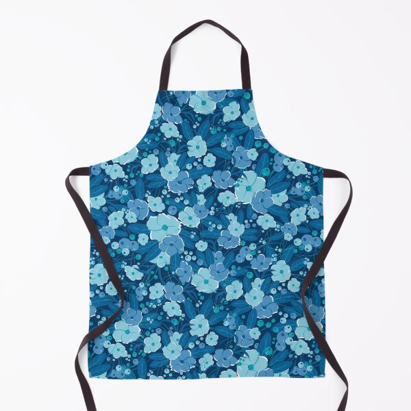 Item preview, Small bouquet, Blue and light blue on blue background designed and sold by Alex  Blud.