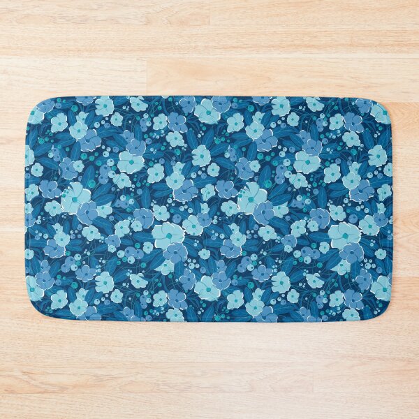 Item preview, Small bouquet, Blue and light blue on blue background designed and sold by Alex  Blud.