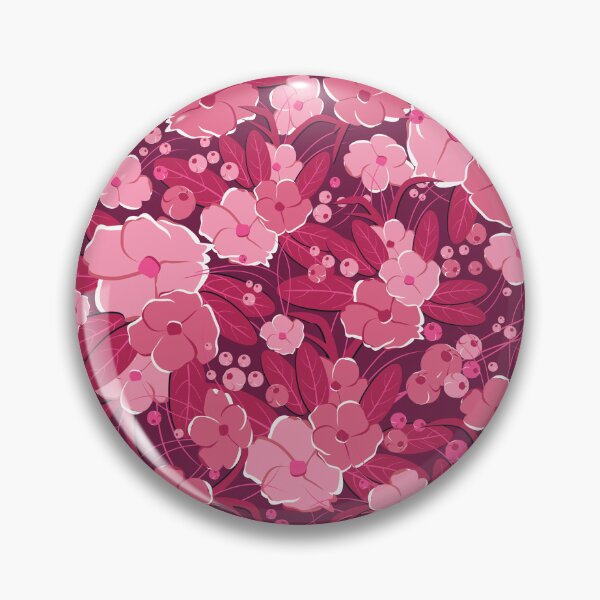 Item preview, Small bouquet, Dark pink and light pink on dark pink background designed and sold by Alex  Blud.