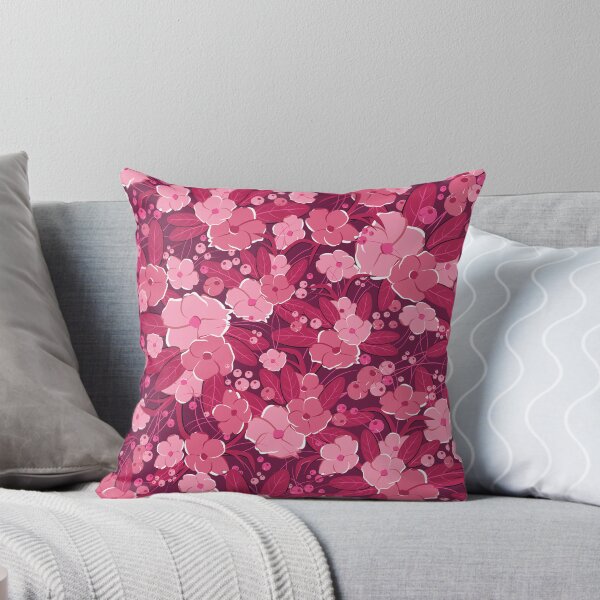 Item preview, Small bouquet, Dark pink and light pink on dark pink background designed and sold by Alex  Blud.
