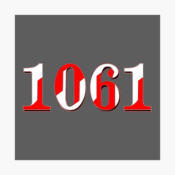 Item preview, number one 1 thousend and sixty one digit 1061 order sequence team member age designed and sold by 4rpixs.