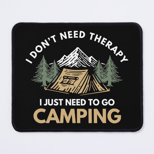Item preview, Camping Therapy With Tent And Nature designed and sold by ILOVEART247.