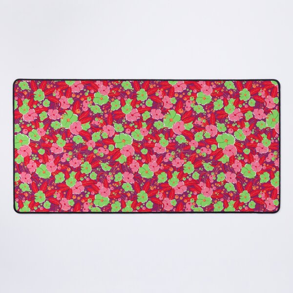 Item preview, Small bouquet, Pink and green on purple background designed and sold by Alex  Blud.