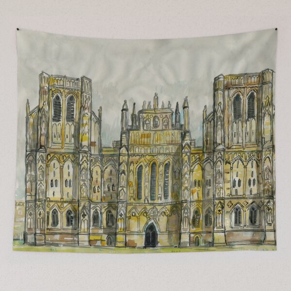 Item preview, Wells Cathedral , Watercolour Inks designed and sold by Luke Bailey.