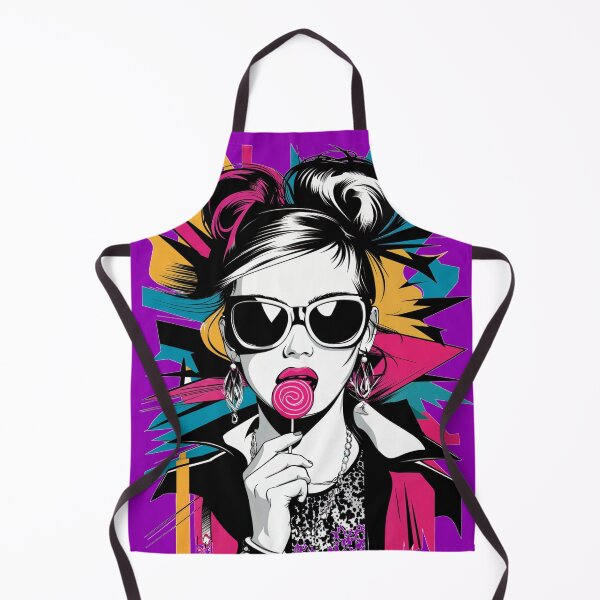 Item preview, Girl With A Lollipop Abstract Art designed and sold by ILOVEART247.
