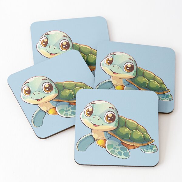 Item preview, Cute turtle cartoon sticker designed and sold by Daydreamsatdawn.
