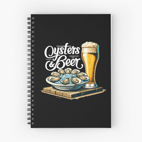 Item preview, Oysters and Beer Drinking Sea Food Lovers designed and sold by Dressed For  Duty.