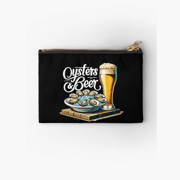Item preview, Oysters and Beer Drinking Sea Food Lovers designed and sold by Dressed For  Duty.