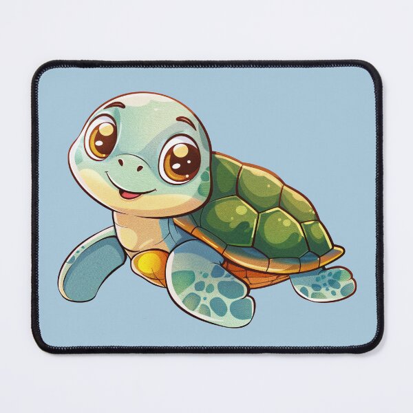 Item preview, Cute turtle cartoon sticker designed and sold by Daydreamsatdawn.