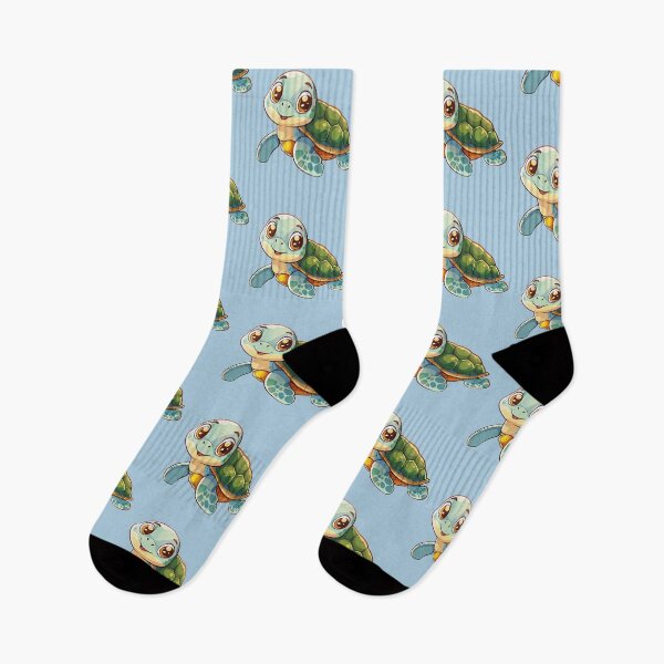 Item preview, Cute turtle cartoon sticker designed and sold by Daydreamsatdawn.