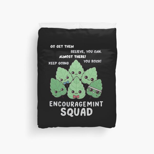 Item preview, Encouragemint Squad - Motivational Mint Leaves designed and sold by Atsariya.
