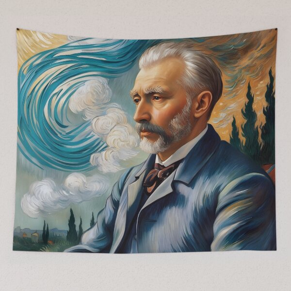 Item preview, Tchaikovsky Portrait Van Gogh designed and sold by musemuppet.