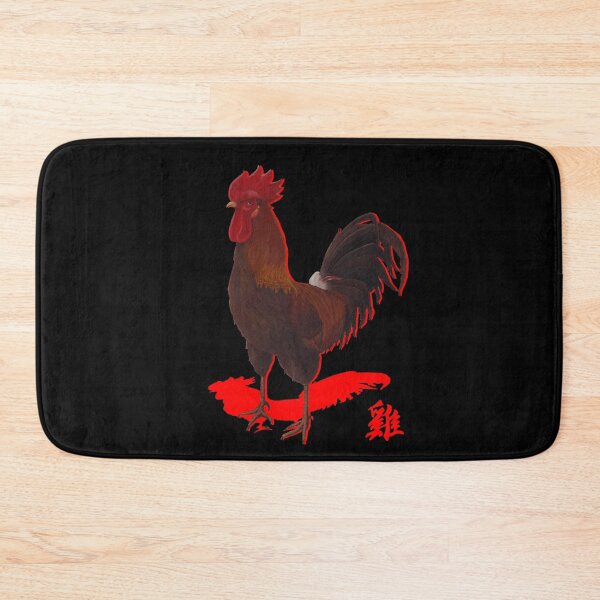 Aperçu de l'œuvre ROOSTER Rouge - Gouache créée et vendue par charactergirl.
