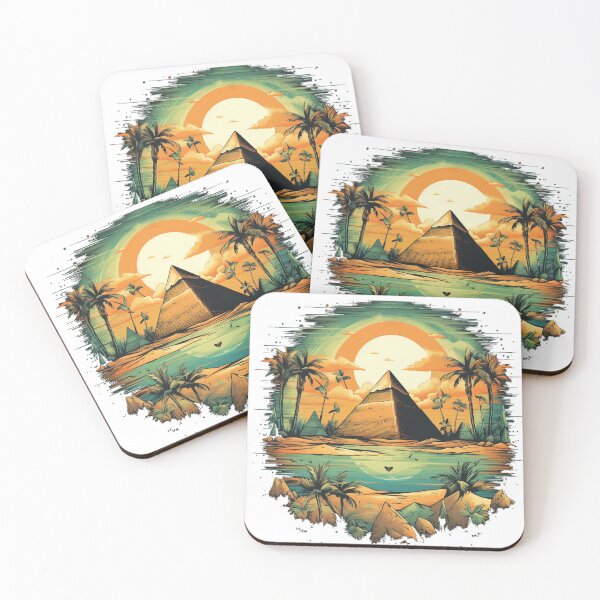 Item preview, The Great Pyramid, the Nile, and the sacred sun for the ancient Egyptians designed and sold by Mohamedeinoo.