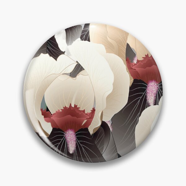 Item preview, Irises, Beige and dark taupe designed and sold by Alex  Blud.