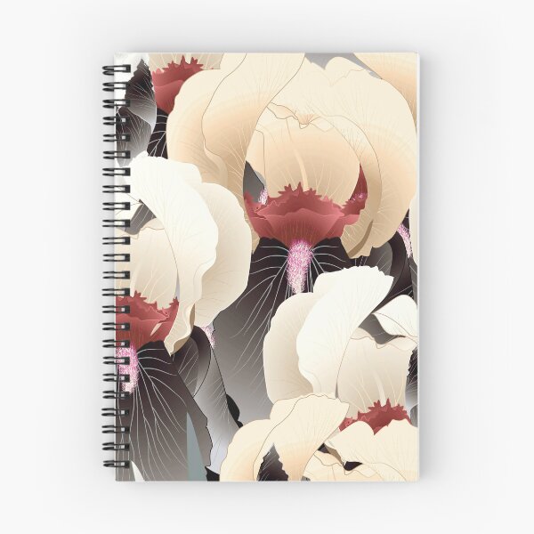 Item preview, Irises, Beige and dark taupe designed and sold by Alex  Blud.