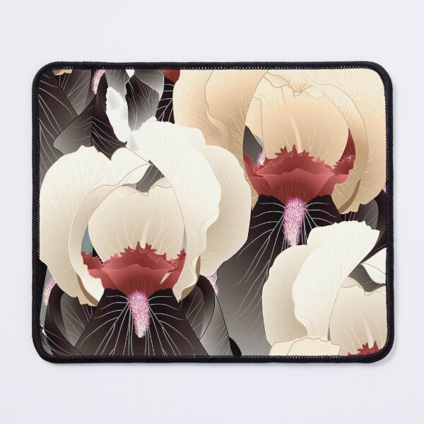Item preview, Irises, Beige and dark taupe designed and sold by Alex  Blud.