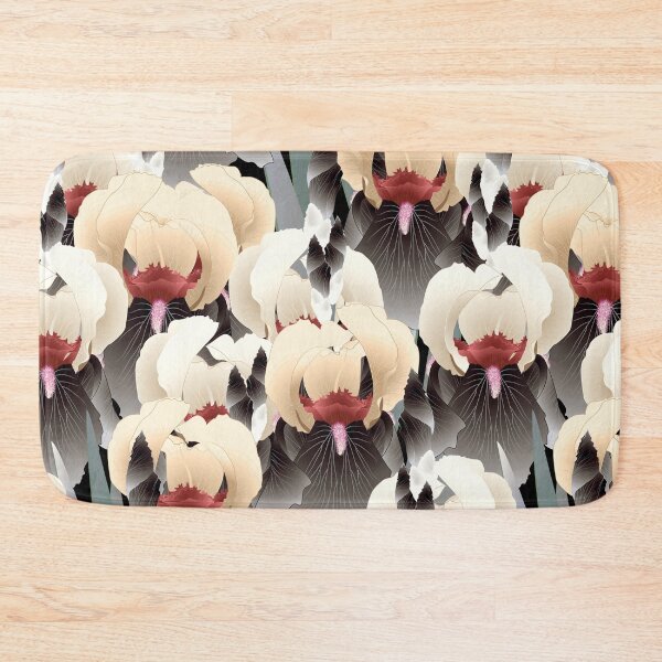 Item preview, Irises, Beige and dark taupe designed and sold by Alex  Blud.