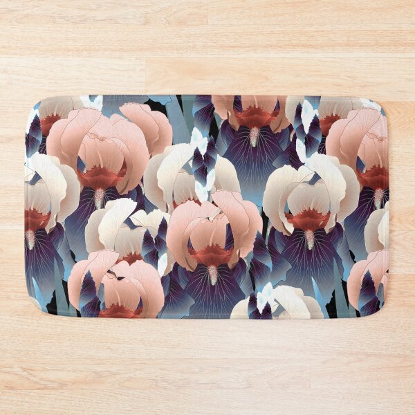 Item preview, Irises, Pink-beige and blue-gray designed and sold by Alex  Blud.