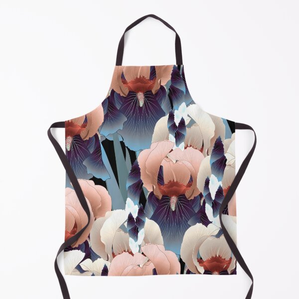 Item preview, Irises, Pink-beige and blue-gray designed and sold by Alex  Blud.