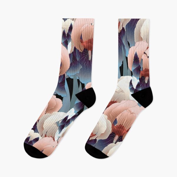 Item preview, Irises, Pink-beige and blue-gray designed and sold by Alex  Blud.