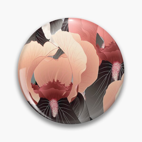 Item preview, Irises, Pink and brown gray designed and sold by Alex  Blud.