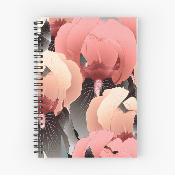 Item preview, Irises, Pink and brown gray designed and sold by Alex  Blud.