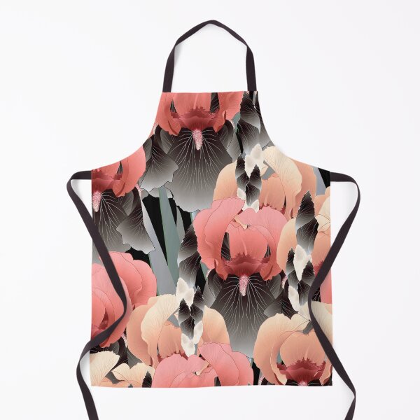 Item preview, Irises, Pink and brown gray designed and sold by Alex  Blud.