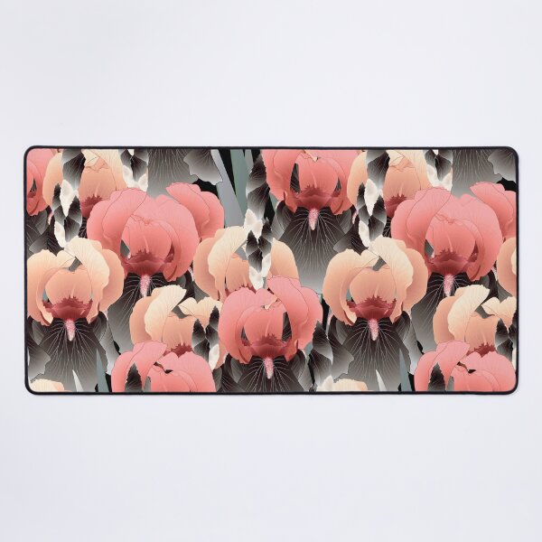 Item preview, Irises, Pink and brown gray designed and sold by Alex  Blud.
