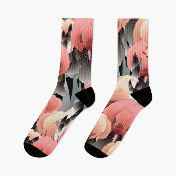 Item preview, Irises, Pink and brown gray designed and sold by Alex  Blud.