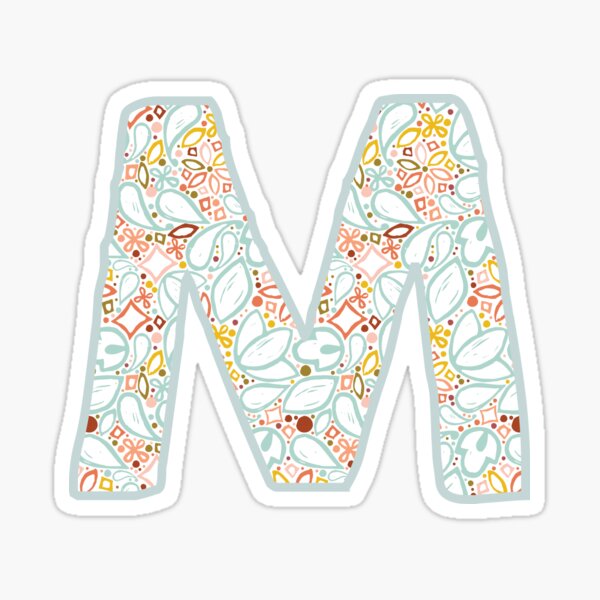 Letter M - Monogram Sticker