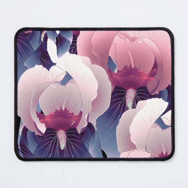 Item preview, Irises, Pink and blue-purple designed and sold by Alex  Blud.